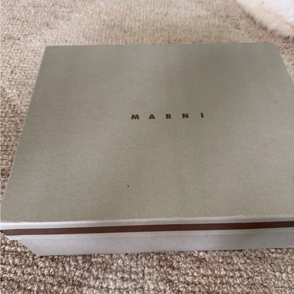 Marni Silver Leather Ankle Boots Mod style size 10  / 40 European - Picture 12 of 16